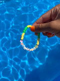 FRUITFUL slogan bracelet in yellow/ green