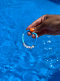 JOYFUL slogan bracelet in blue
