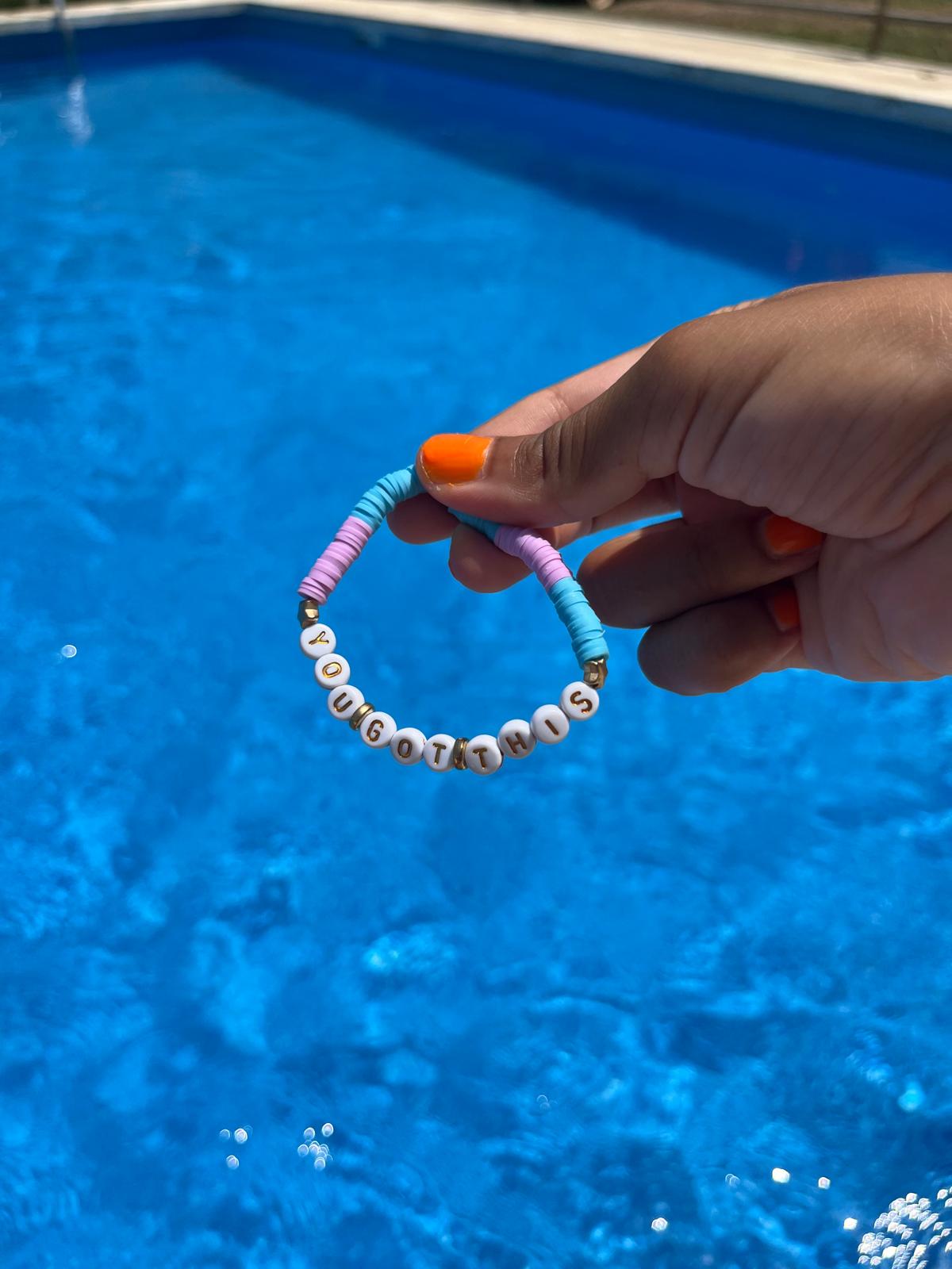 YOU GOT THIS slogan bracelet